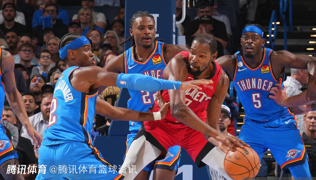 雷霆vs火箭前瞻：杜兰特力争带队复仇 亚历山大能否双杀对手