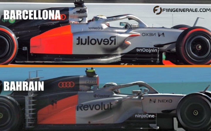 奥迪侧箱设计对比：巴塞罗那vs巴林