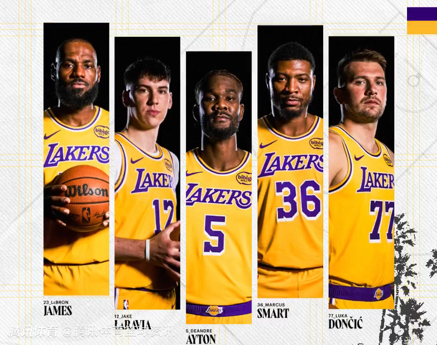 湖人vs灰熊首发出炉：东詹领衔出战 莫兰特右小腿挫伤缺阵