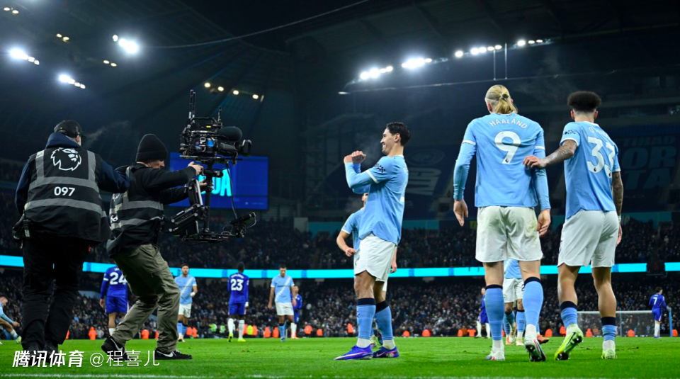 英超：曼城1-1切尔西落后枪手6分 赖因德斯破门 恩佐94分钟绝平