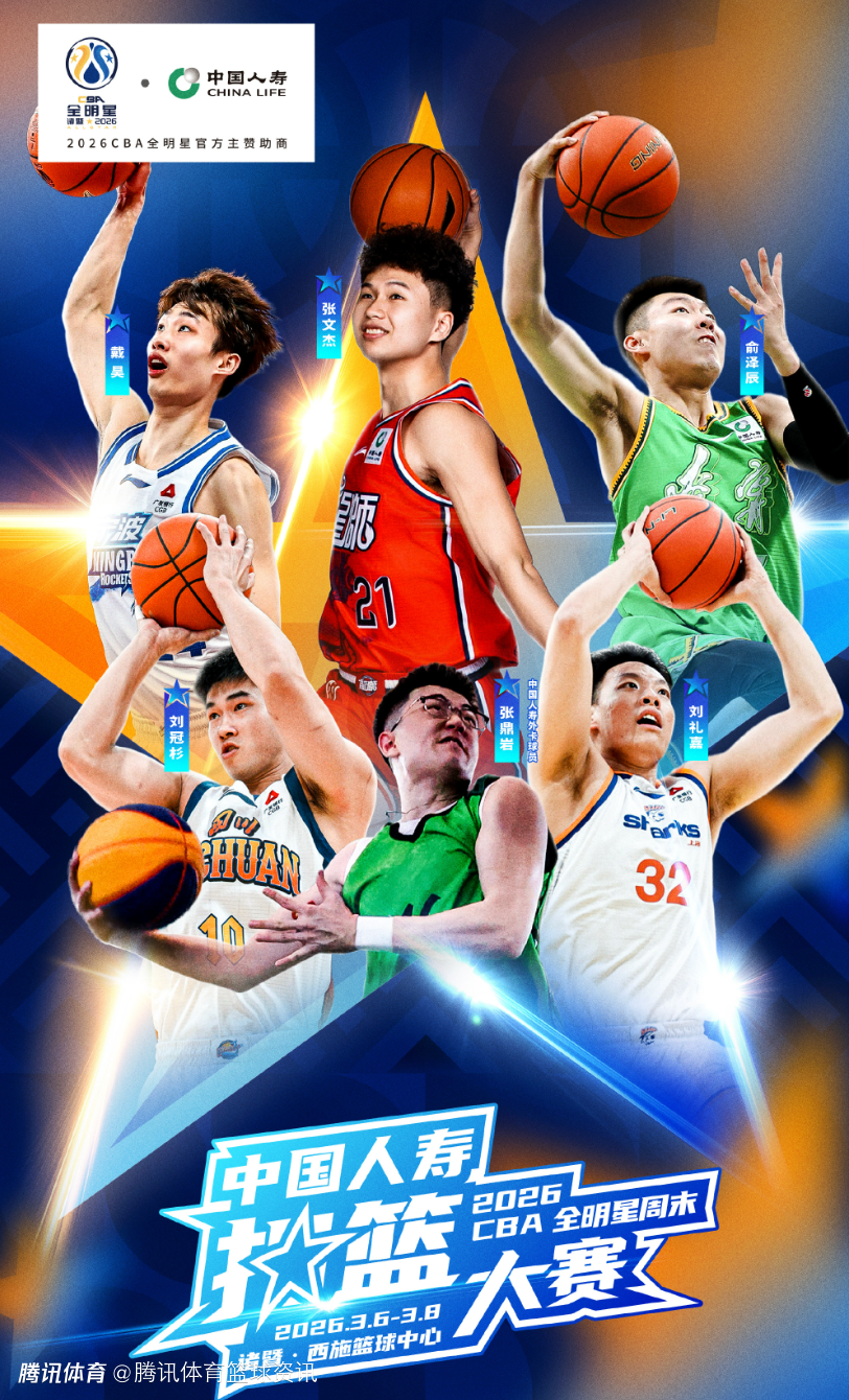 CBA官方公布全明星扣篮大赛参赛球员名单：俞泽辰戴昊刘礼嘉领衔