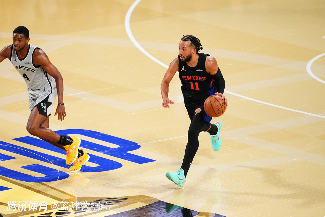 上赛季季后赛曾被吐槽粘球球霸 如今布伦森进化成杯赛MVP