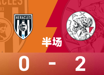 荷甲半场：戈茨破门，赫拉克勒斯0-2阿贾克斯