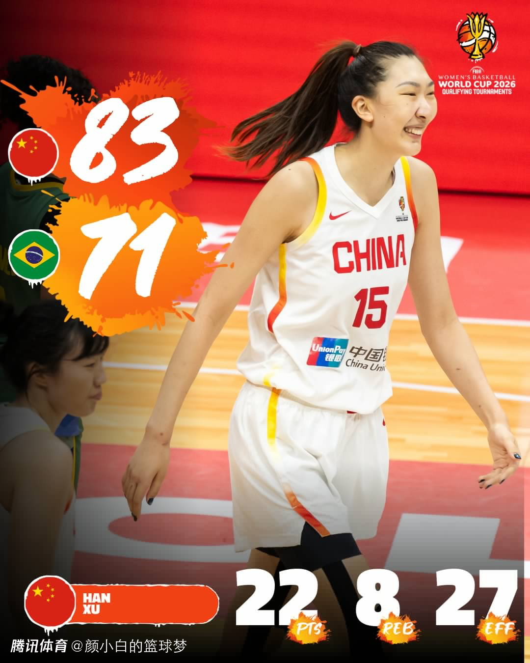 轰26分难逃出局厄运！巴西34岁老将泪洒当场 捷克拿门票让她心碎