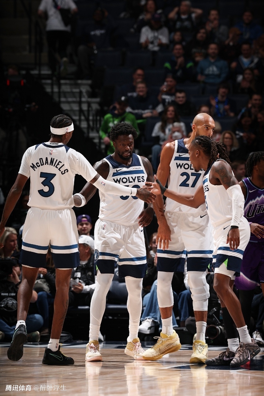 华子伤停！森林狼3人20+狂胜爵士36分 森萨博空砍41分