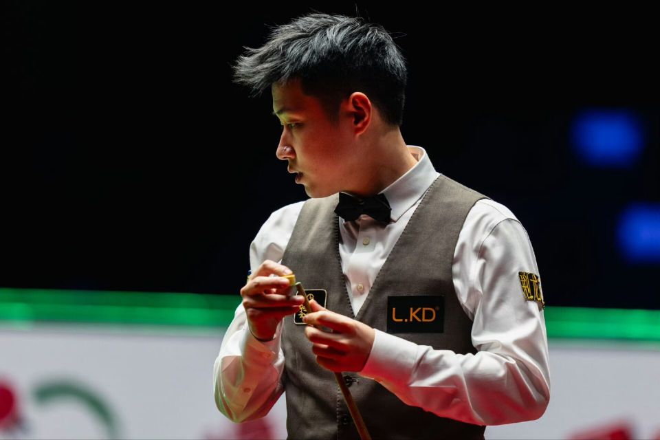 斯诺克世界大奖赛：决赛对阵出炉！赵心童6-3胜肖国栋，迎战张安达