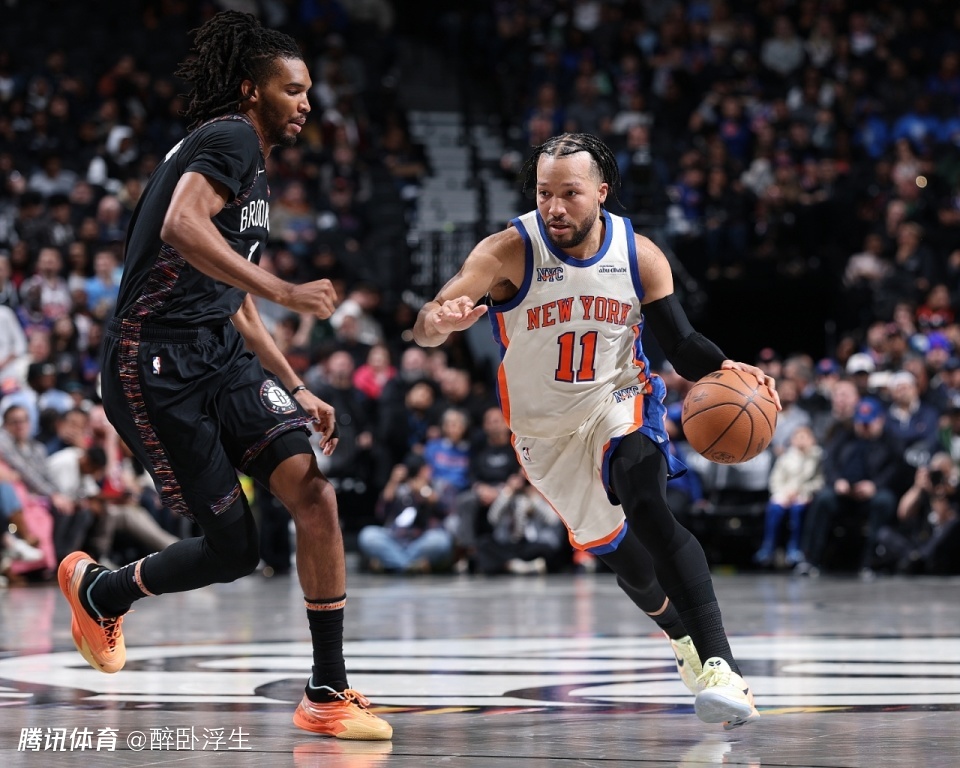 纽约德比14连胜！尼克斯送篮网6连败 唐斯26+15布伦森17+8