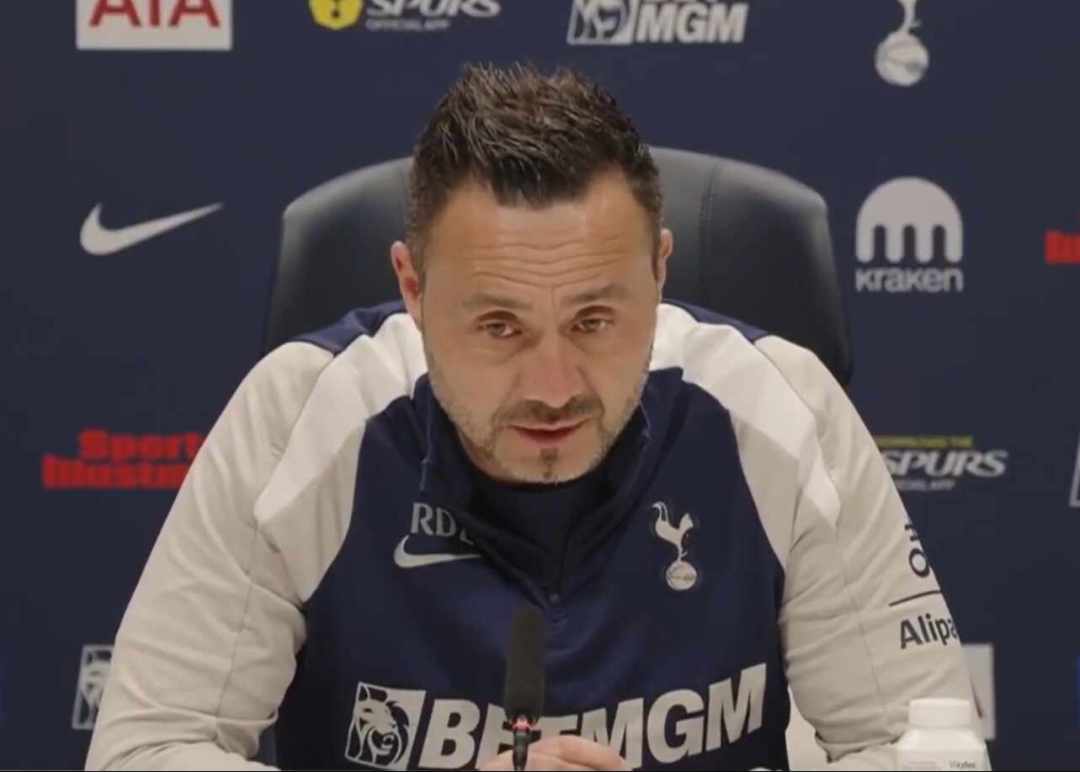 德泽尔比：乌多吉因肌肉问题将缺阵，麦迪逊目前还无法出战