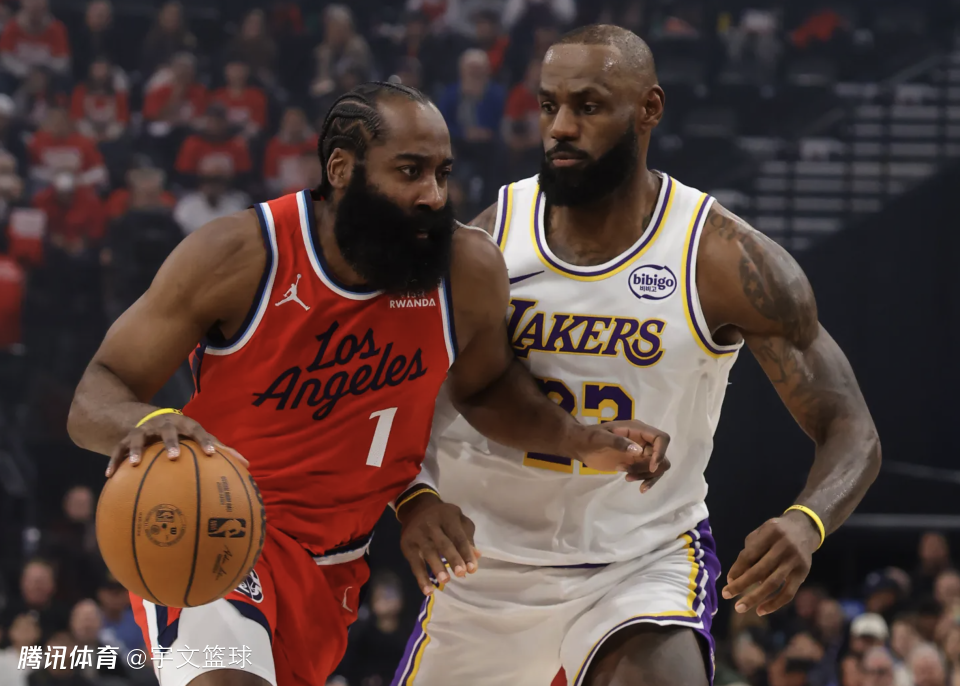 23日NBA前瞻：东詹洛杉矶德比对决哈登 库里赛季二番交锋老队友克莱