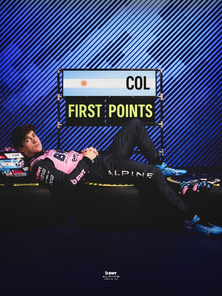 P10，科拉平托拿下Alpine生涯首分