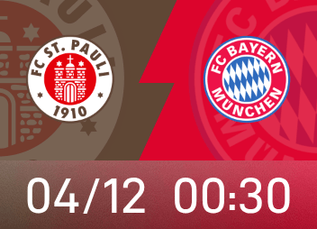 德甲前瞻：拜仁将为战皇马而轮换，拼保级圣保利教练将摆大巴