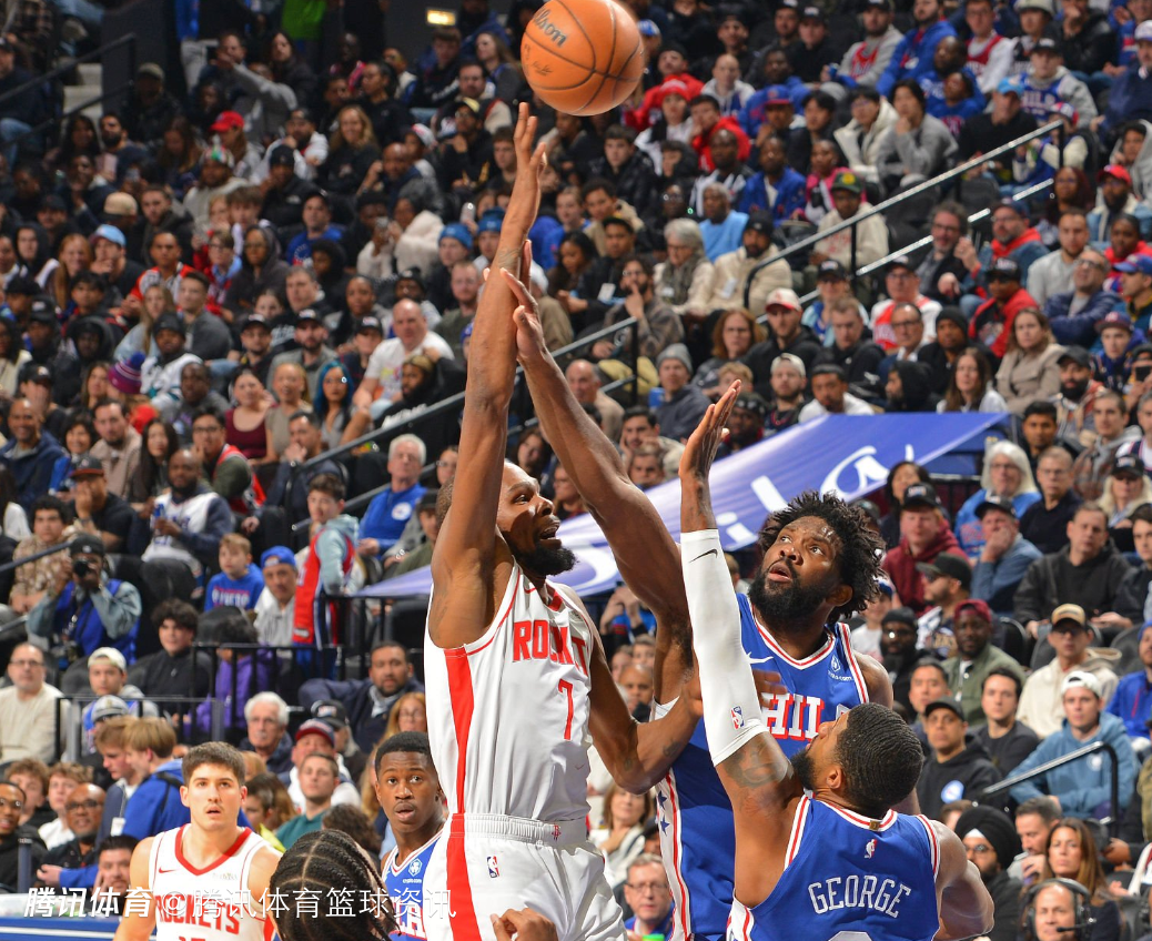 76人vs火箭前瞻：乔治马克西状态能否回暖 杜兰特力争带队复仇