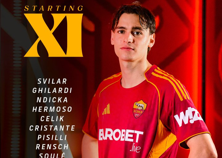 罗马vs比萨首发：马伦、苏莱、莫雷诺先发出战，迪巴拉伤缺