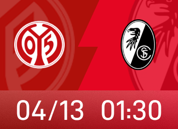 德甲前瞻：美因茨连续9场不败，弗赖堡首回合曾送对手主帅下课