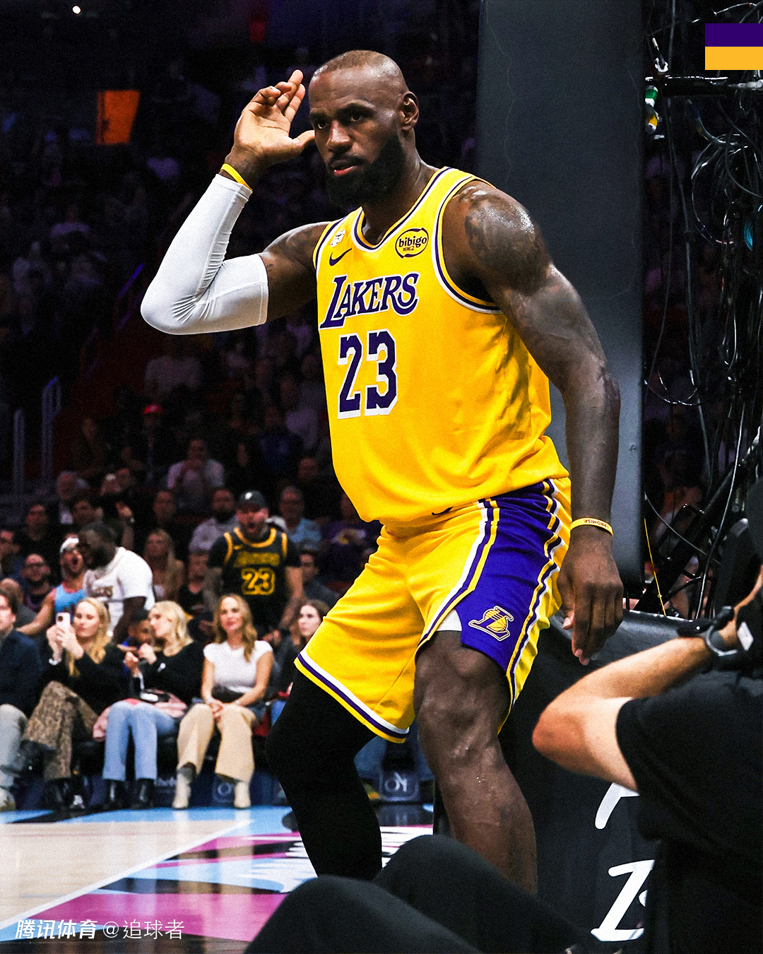 揭秘湖人冲冠氛围！41岁詹姆斯没睡好仍带头出战 东里纷纷跟随参赛