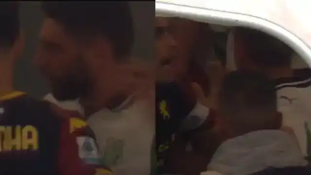 贝拉尔迪和埃勒特森半场结束在球员通道发生冲突，双双被罚下