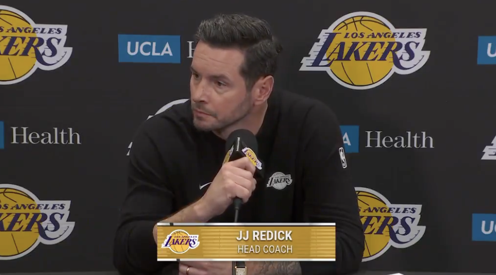 雷迪克谈湖人最后3战目标：排名考量非首要任务 要为季后赛可用阵容做准备