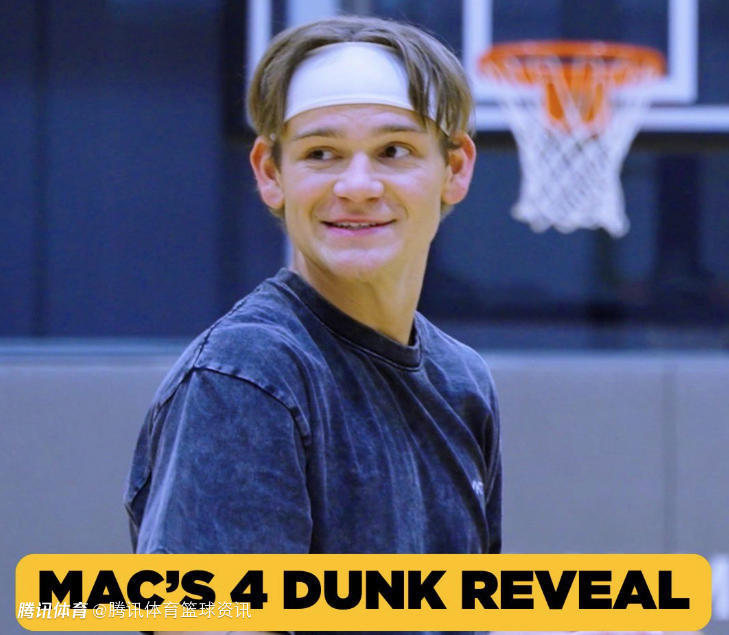 可惜未参赛！外媒晒麦克朗4套扣篮动作 本该在今年扣篮大赛上展示