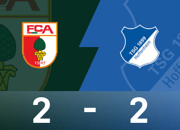 德甲战报：莫里斯破门+点球打飞，奥格斯堡2-2霍芬海姆