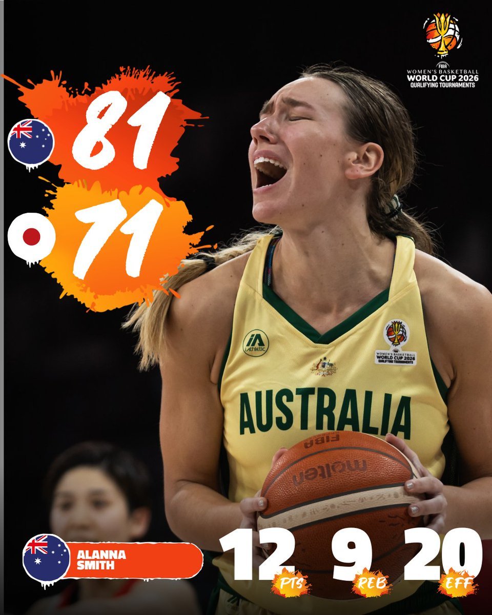 女篮世预赛-惠特科姆17分史密斯12+9澳大利亚逆转日本 田中心17分