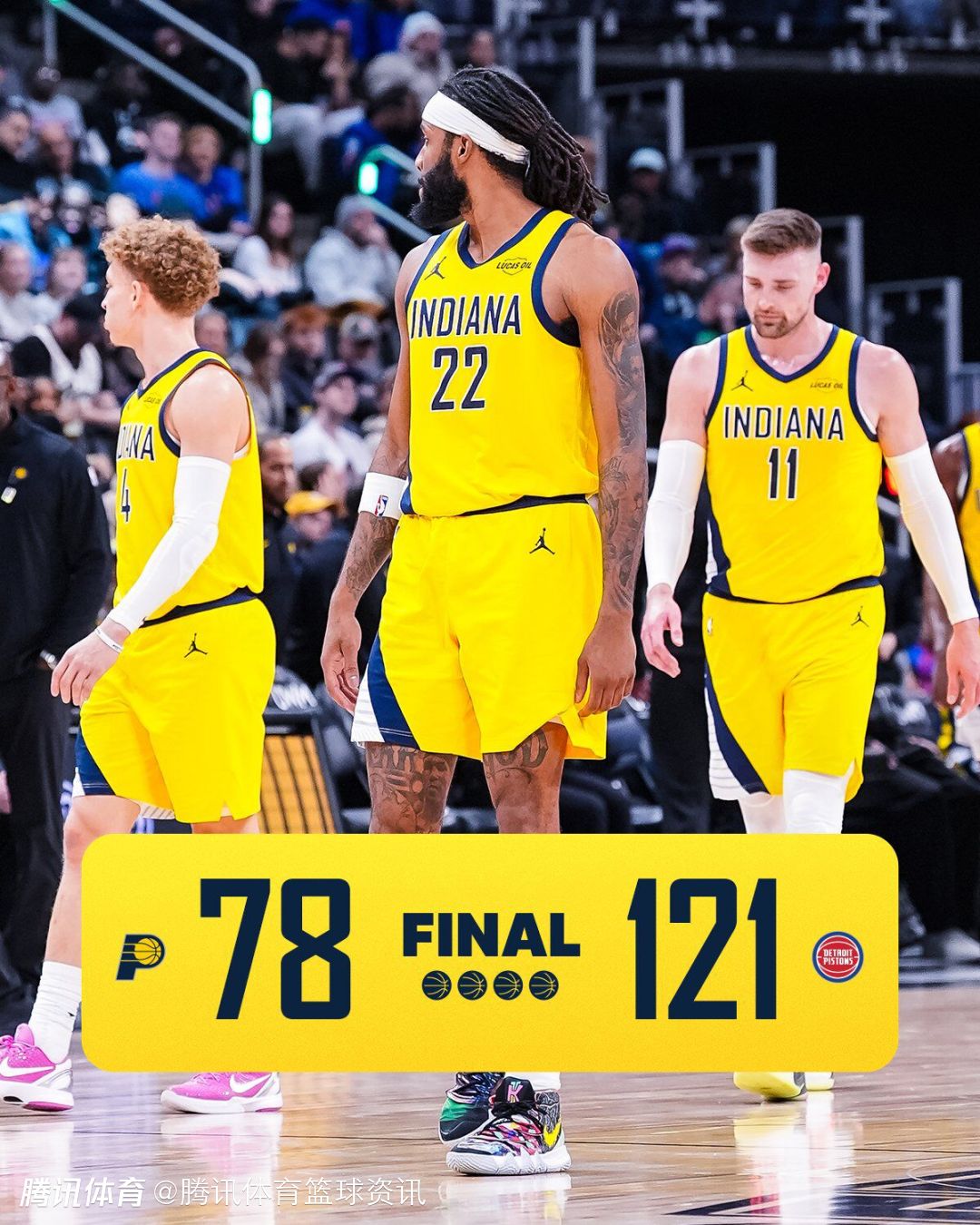 惨案！步行者单场78分创队史近6年得分新低 同时刷新本赛季单场最低