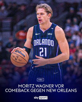 魔术官方：大瓦格纳伤愈复出 对阵鹈鹕将迎来新赛季首秀