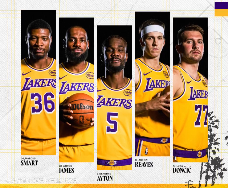 洛城德比首发出炉：詹姆斯联手东契奇里夫斯 雷迪克使用新阵容