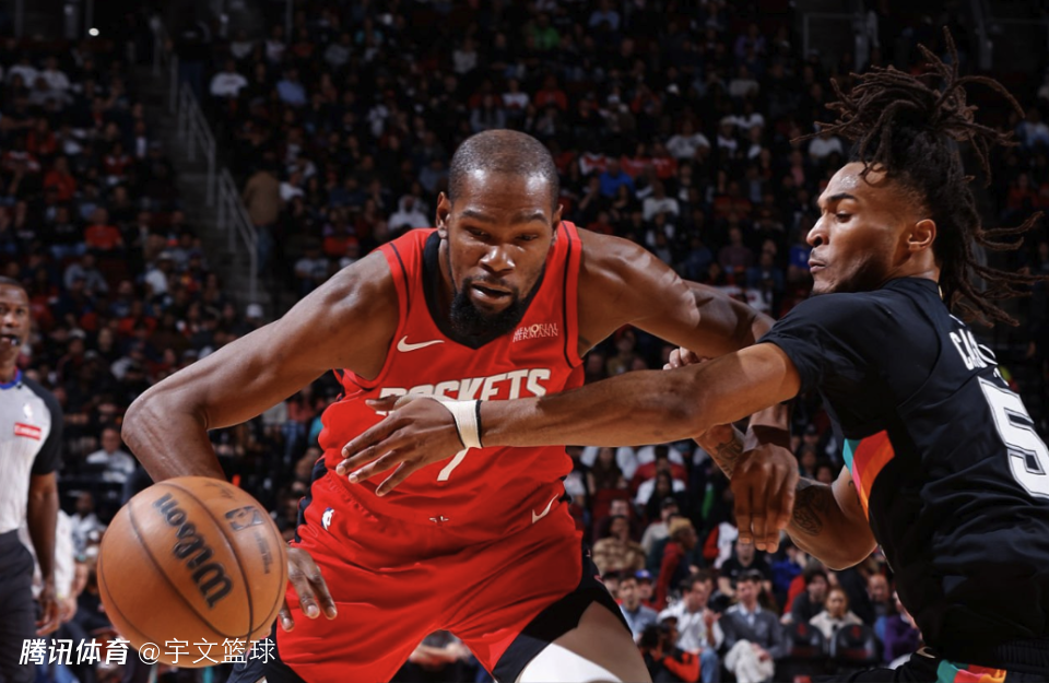 杜兰特复仇马刺！12中7高效贡献18+4+7 率火箭16分逆转迎3连胜