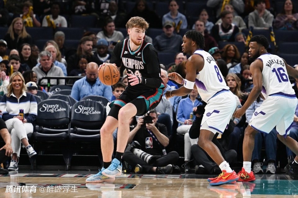 贾伦报销无缘战旧主！爵士3人20+仍遭灰熊逆转 孟菲斯8人上双