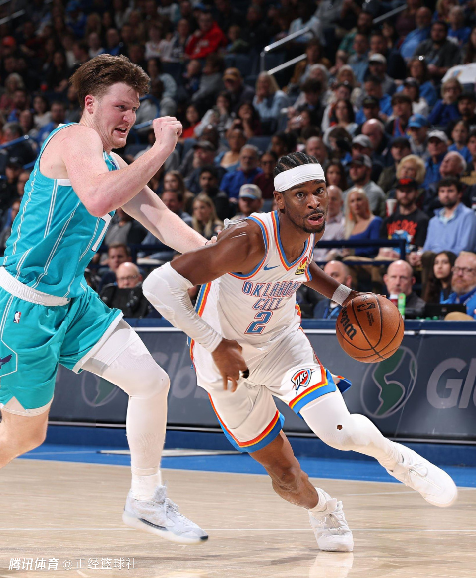 雷霆主场爆冷惨负黄蜂27分！再遭连败+赛季最大分差 近12战吞6败