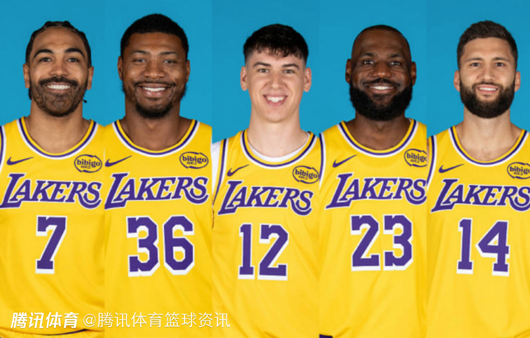 湖人vs开拓者首发：詹姆斯单核带队 克勒贝尔顶替艾顿担任中锋