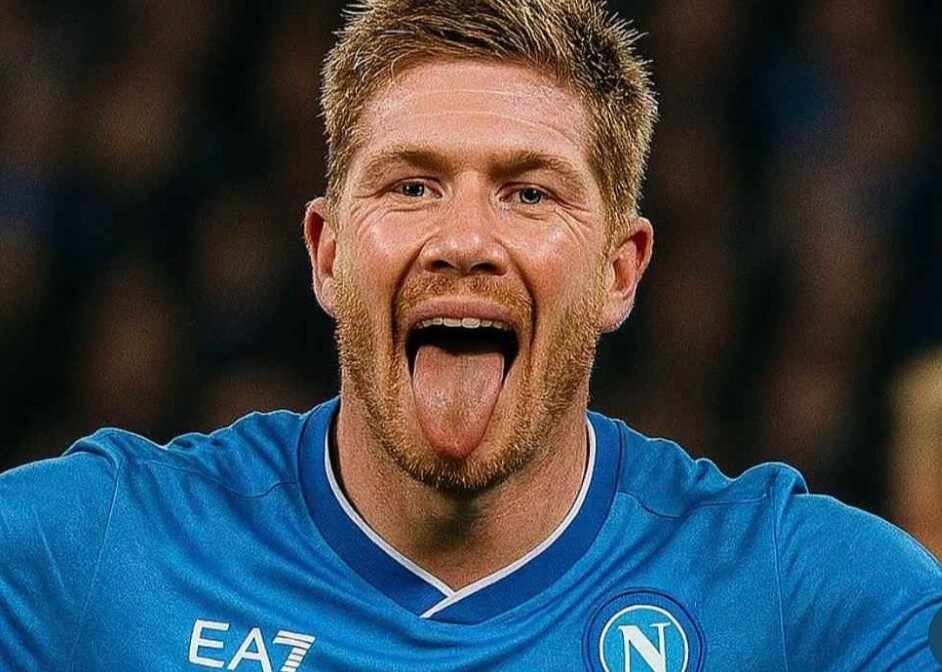 德布劳内打进五大联赛第100球，在中场球员中仅次于罗伊斯