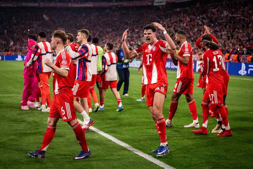 拜仁时隔2年再进欧冠四强，并终结4次在欧冠被皇马淘汰纪录