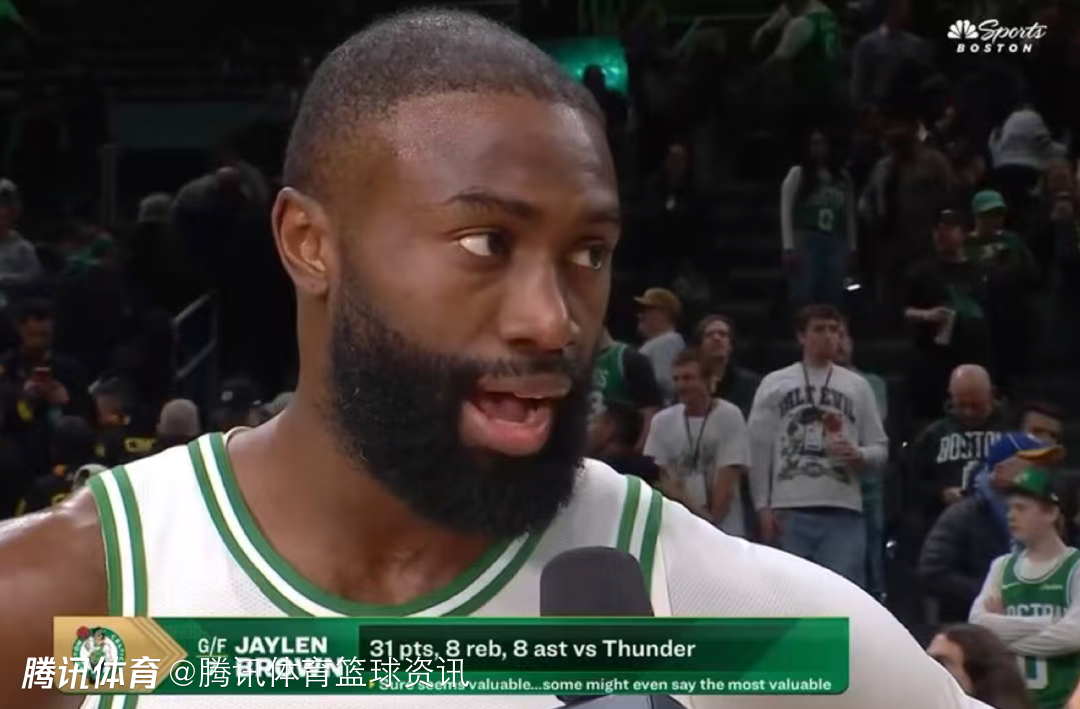 布朗：晃飞亚历山大后微笑是小小回敬 战胜雷霆对塔图姆是很好激励