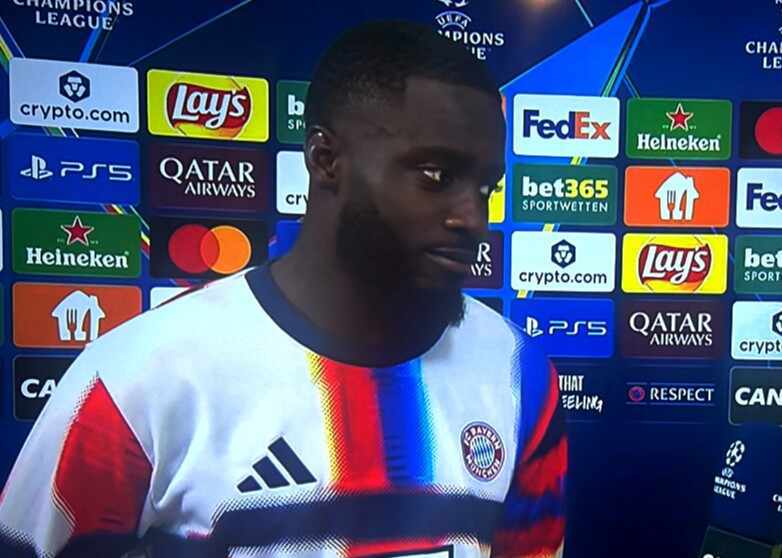 于帕：我今天嗓子都快喊哑了，四强和好朋友登贝莱交手太棒了