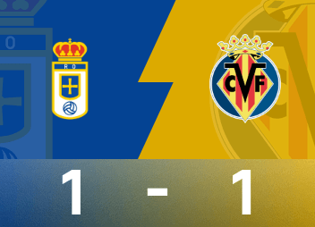 西甲战报：佩佩点射，凯拉折射扳平，奥维耶多1-1比利亚雷亚尔