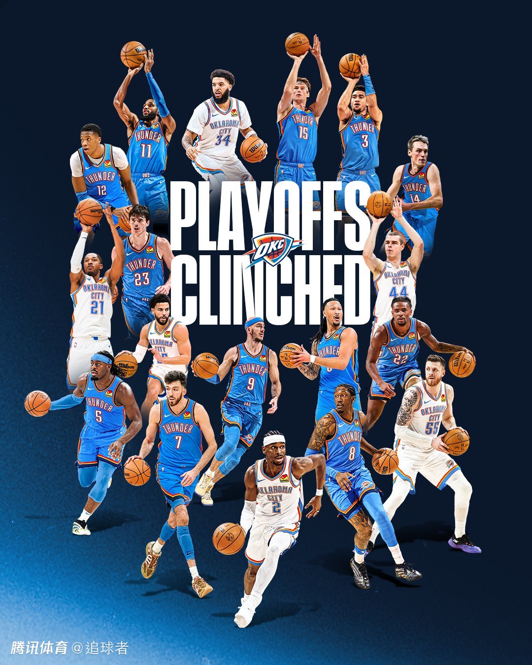 狂野西部最新形势：雷霆提前晋级季后赛 掘金森林狼无限逼近火箭