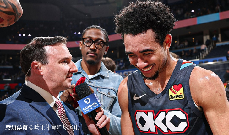 生日夜砍21分赛季新高！麦凯恩赛后学狗叫庆祝 感恩能加入雷霆