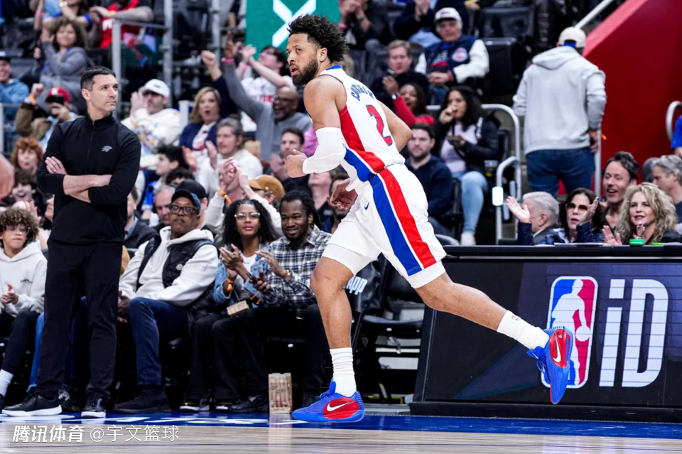 坎宁安拒绝残阵雷霆爆冷！29+13献制胜助攻+罚球 率活塞重返联盟榜首