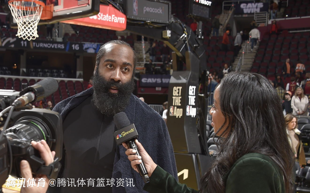 哈登：每场比赛对我们而言都是一次进步的机会 米切尔非常无私且极度自信