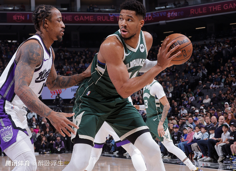 字母哥37+11雄鹿大胜送国王5连败 威少21+6拉文复出20分