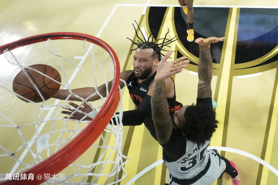 数据帝：25+8！布伦森变身历史第三人 2米01悍将成为NBA双冠王