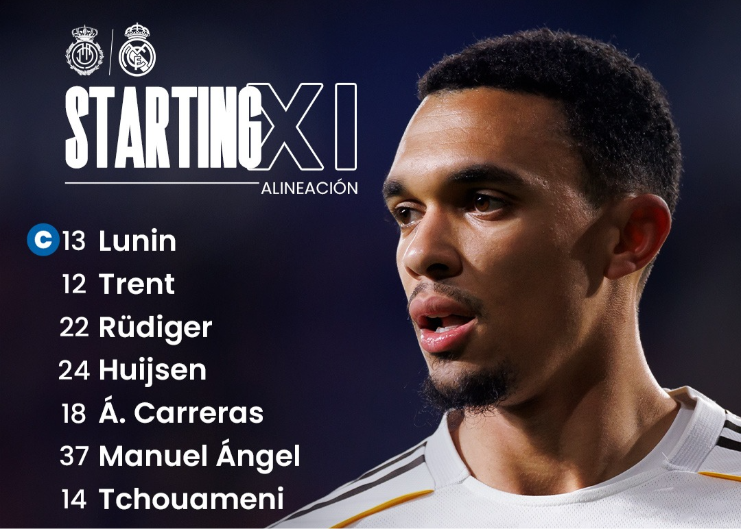 皇马客战马略卡：姆巴佩回归首发，维尼修斯、贝林替补