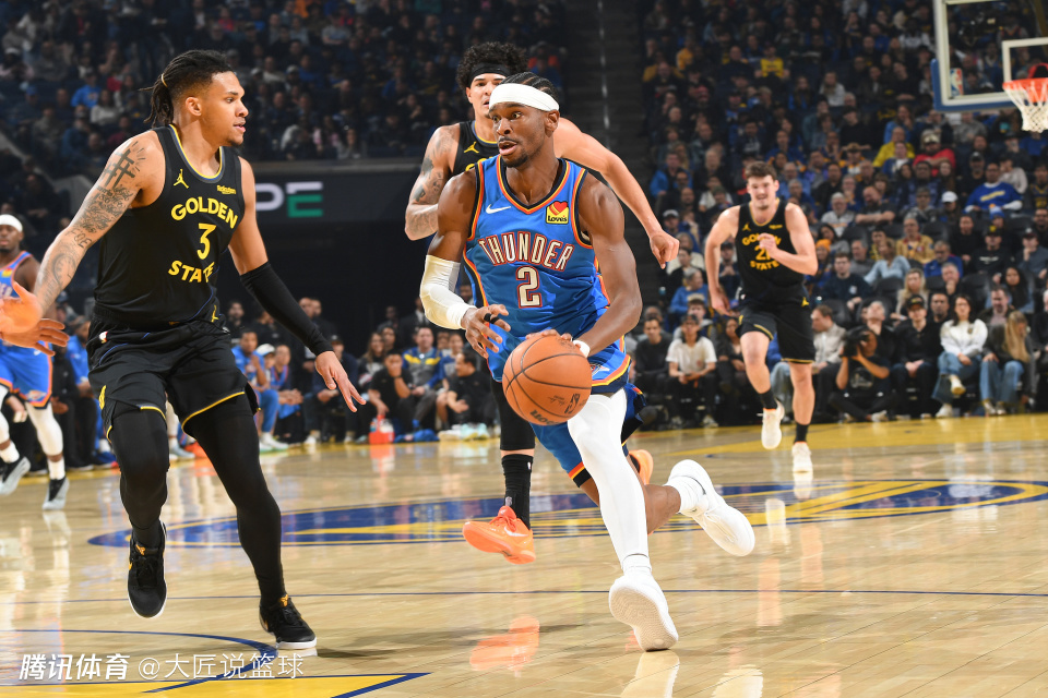 库追巴三巨头缺席！勇士37分惨败雷霆 亚历山大三节30+7豪取4连胜