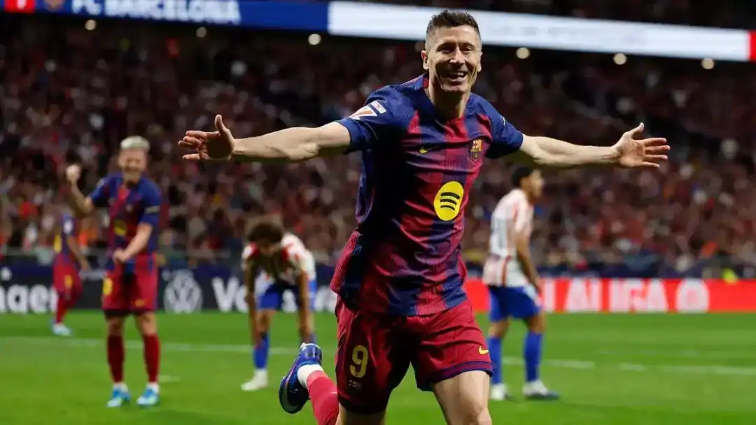 此前欧冠已进86球！每体：莱万对阵马竞或将重返首发