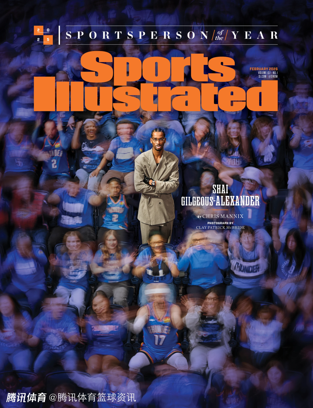 再获殊荣！亚历山大荣膺《体育画报》2025年度最佳运动员