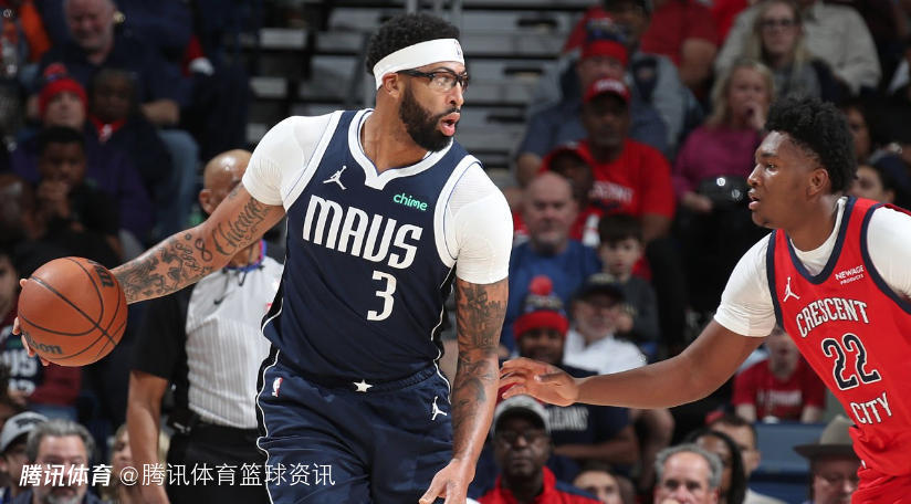 浓眉独行侠生涯第2次上半场20+10 与克莱携手爆发均创赛季新高