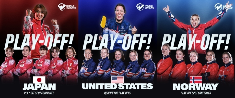 冰壶落选赛女子三强形势：日本循环赛6战全胜晋级！美国面临生死战