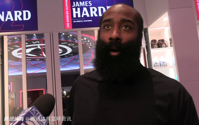 哈登：祖巴茨很开心回到赛场 我们得在攻防两端都找回应有状态