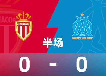法甲半场：阿克利乌什、派尚造险，摩纳哥0-0马赛
